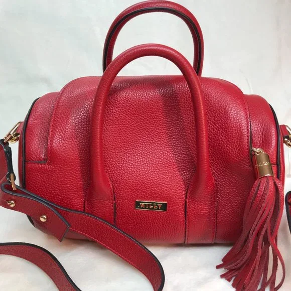 NWT Milly Astor Leather Duffle Handbag - Picture 2 of 9